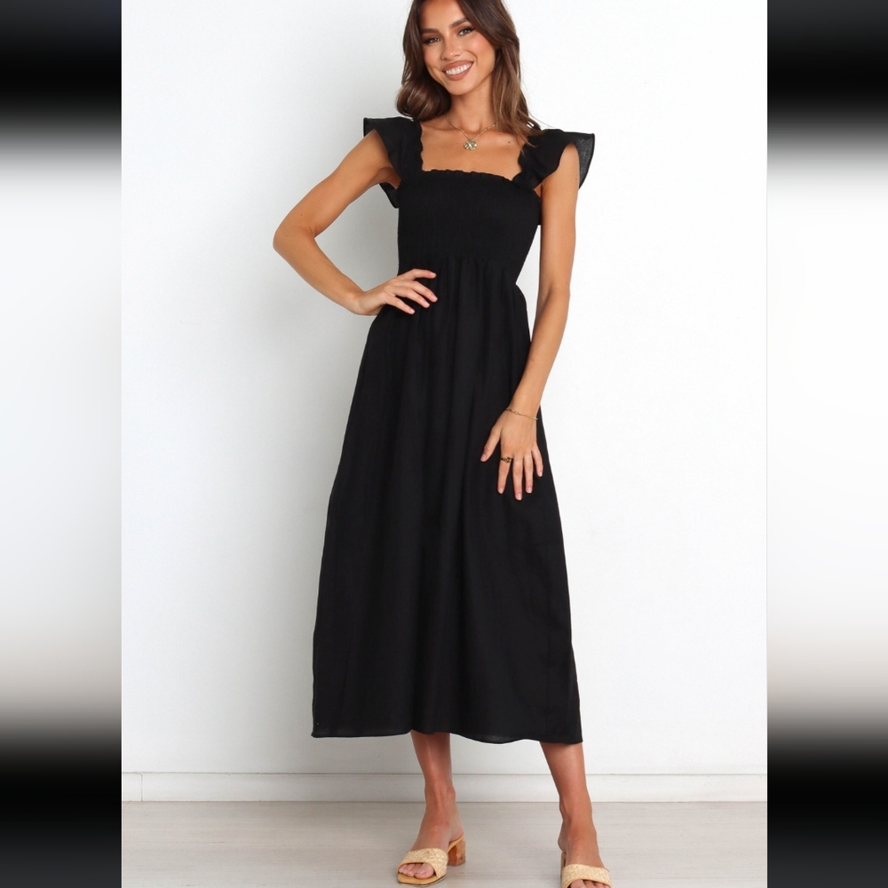 Petal & Pup Genevieve Dress Black Sz.0 NWT